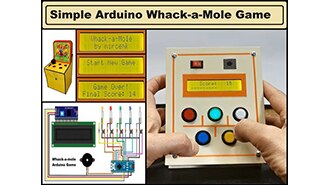 image of DIY Simple Arduino Whack-a-Mole Game