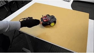 image of Wireless Gesture Controlled Robot