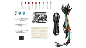 image of STARTER KIT W/ARDUINO UNO R3