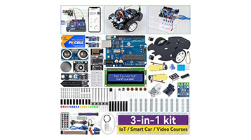 image of STARTER KIT 3 IN 1 FOR ARDUINO