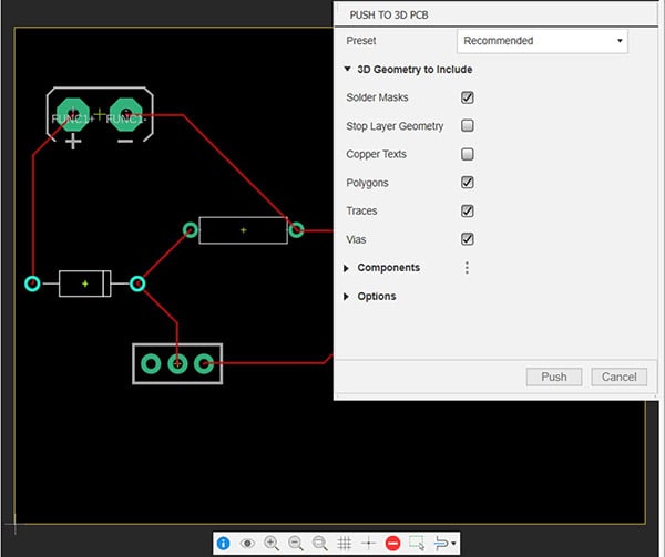 Create 3D Printed Circuit Board Designs Using 2D Simulation