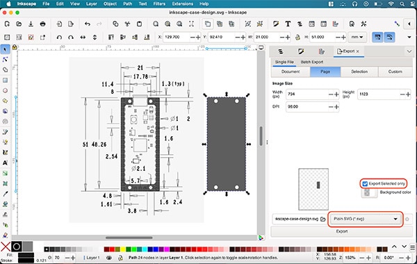 How To Design 3D-Printable Cases with Inkscape