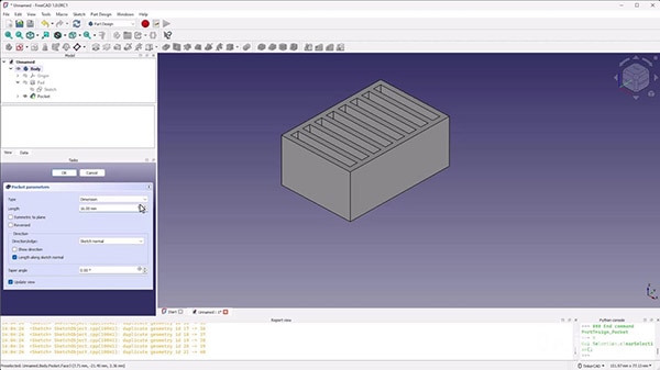 Intro to FreeCAD Part 2: Sketches, Constraints, and Part Design