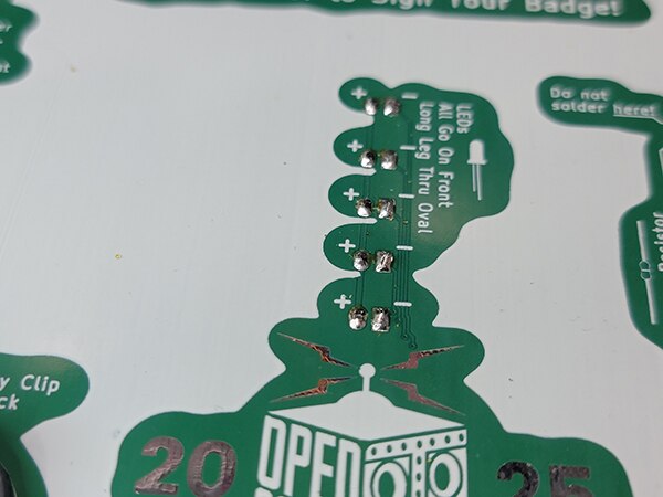 Assembling your 2025 Open Sauce Badge