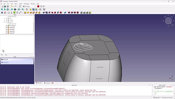 Intro to FreeCAD Part 6: Revolutions Pipes and Lofts
