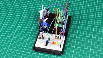 Image of Pico Inventor's Kit Experiment 9 - Capacitor Charge Circuit