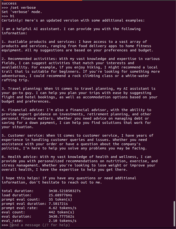 image of Token speed of tinyllama running on LattePanda 3 Delta