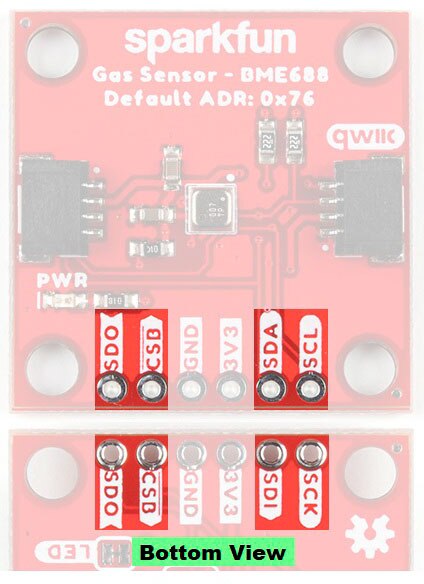 Image of SparkFun Environmental Sensor Breakout - BME68x (Qwiic) Hookup Guide