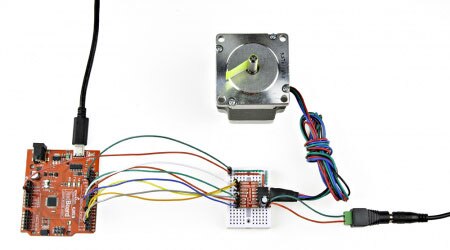 Image of SparkFun ProDriver and Mini Stepper Motor Driver Hookup Guide