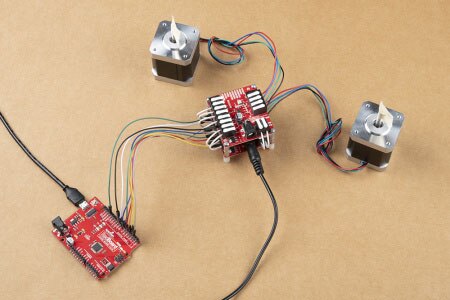Image of SparkFun ProDriver and Mini Stepper Motor Driver Hookup Guide