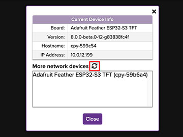 Image of CircuitPython Web Workflow Code Editor Quick Start