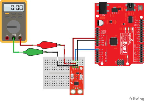 Image of Current Sensor Breakout (ACS723) Hookup Guide