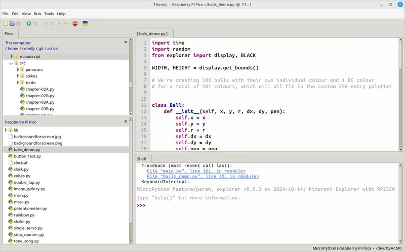 Image of Getting Started with Pimoroni Explorer
