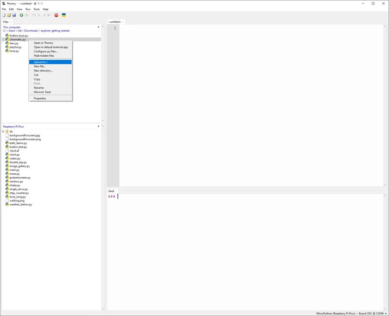 Image of Getting Started with Pimoroni Explorer