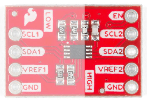 Image of PCA9306 Logic Level Translator Hookup Guide (v2)