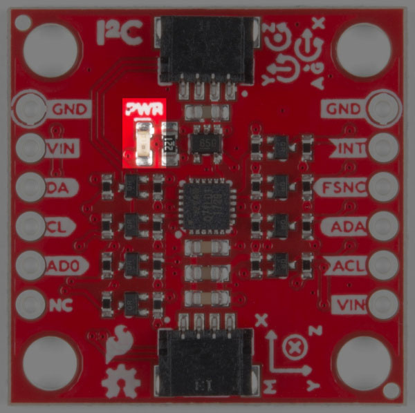 Image of SparkFun 9DoF IMU (ICM-20948) Breakout Hookup Guide