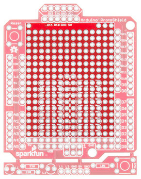 Image of SparkFun Arduino ProtoShield Hookup Guide
