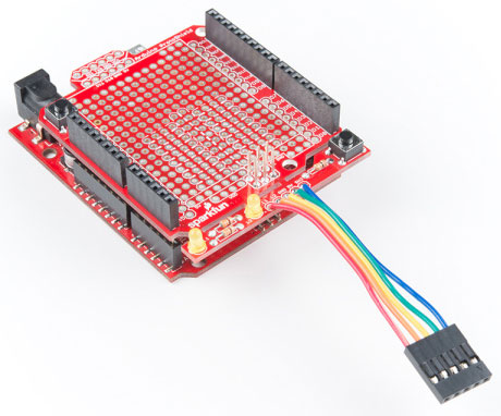Image of SparkFun Arduino ProtoShield Hookup Guide