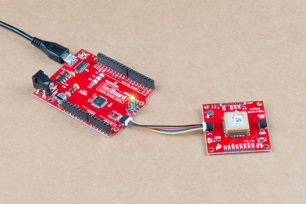 Image of SparkFun GPS Breakout (ZOE-M8Q and SAM-M8Q) Hookup Guide