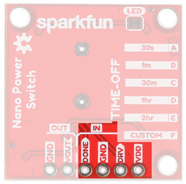 Image of TPL5110 Nano Power Timer Hookup Guide