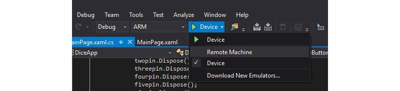 Figure 18: Select Remote Machine