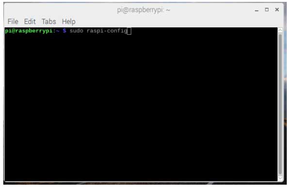 The raspi-config command