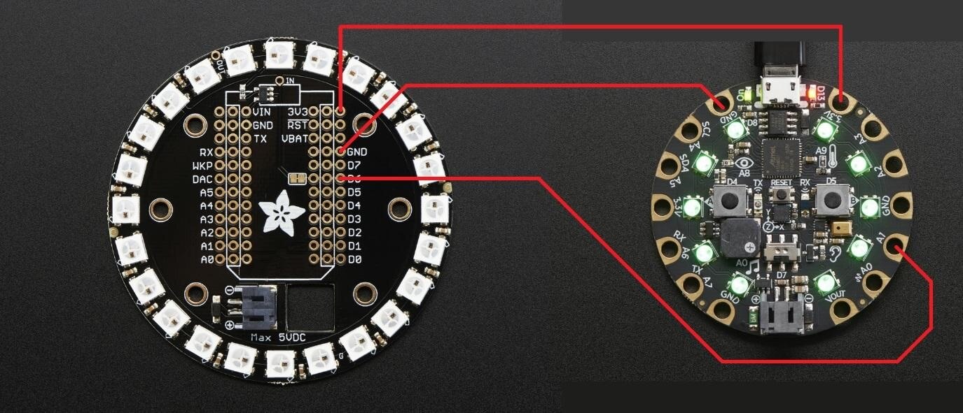 How to Drive NeoPixels using Circuit Playground Express