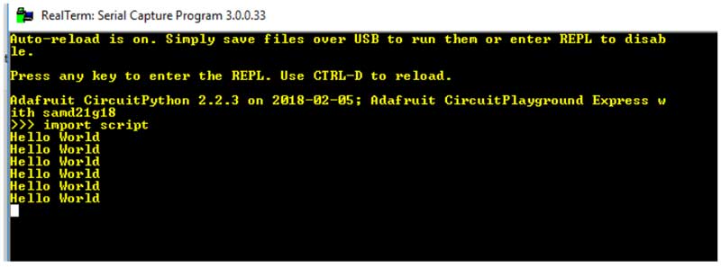 How to get Python running on a Circuit Playground Express