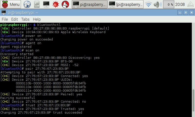 Image of the WiFi and Bluetooth Pi 3 - Figure 8