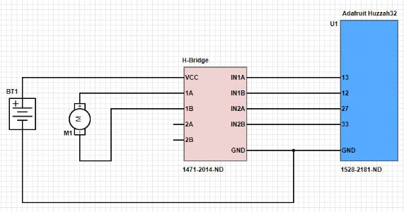 How to Use a 1-Click Motor Controller with DigiKey IoT Studio