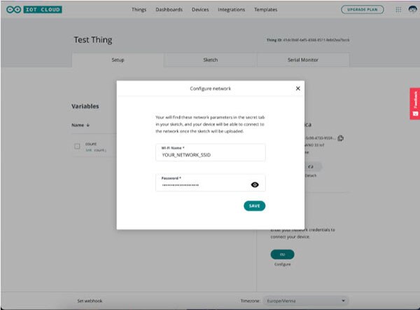 Getting Started with the Arduino IoT Cloud