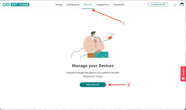 Getting Started with the Arduino IoT Cloud