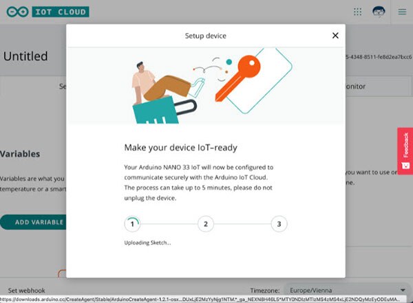 Getting Started with the Arduino IoT Cloud