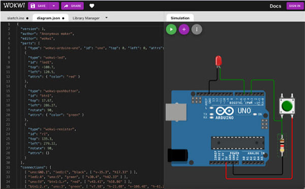 Getting Started with the Wokwi Arduino Simulator