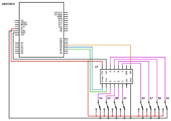 How to Add More Digital GPIO Pins to Arduino Projects using Shift Registers