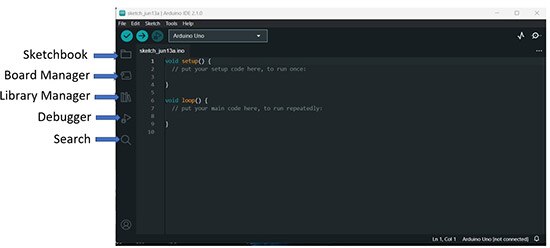 Arduino 2.1 IDE Overview