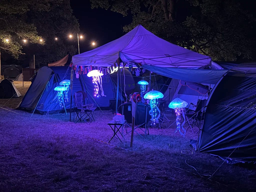 Image of Building A Swarm of Sound Reactive Jellyfish