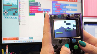 The Kitronik ARCADE Max for Makecode Arcade