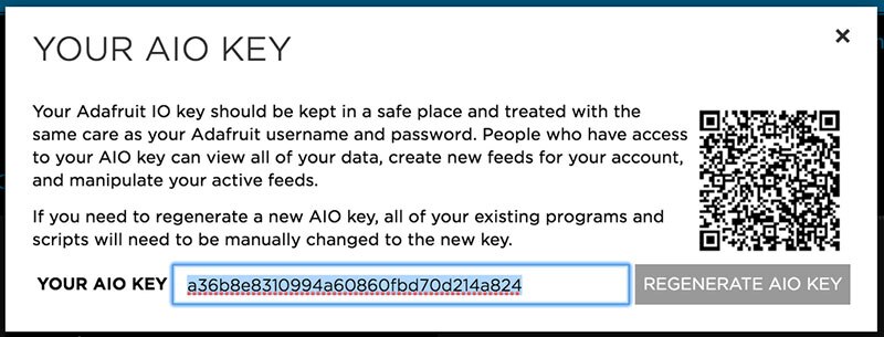Adafruit IO Key